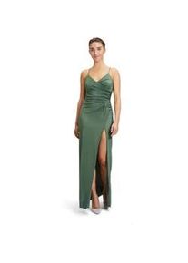 Abendkleid Vera Mont "Vera Mont figurbetont" Gr. 44, Normalgrößen, grün (dark sage) Damen Kleider Raffung