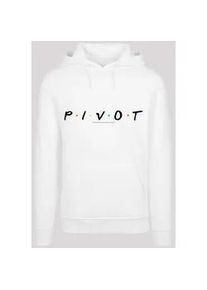 Sweatshirt F4NT4STIC "F4NT4STIC Herren Friends Pivot Logo with Heavy Hoody" Gr. 4XL, weiß Herren Sweatshirts