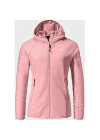 Schöffel Fleecejacke SCHÖFFEL "Hiking Fleece Hoody Style Cascata WMS" Gr. 40, pink (3465 - pink) Damen Jacken