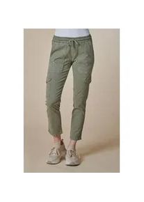 Cargohose Zhrill "LERA" Gr. M, N-Gr, grün (grape leaf) Damen Hosen mit LyocellTM TENCELTM