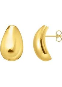 Paar Ohrstecker Thomas Sabo "Schmuck Silber 925 Ohrringe Teardrop-Form, H2308-001, H2308-413" Gr. Silber 925 (Sterlingsilber), goldfarben (gelbgoldfarben) Damen