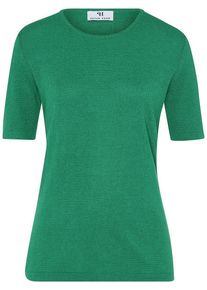Peter Hahn - Rundhals-Pullover aus Seide mit Kaschmir, grün, Gr. 48 / XL - Seide