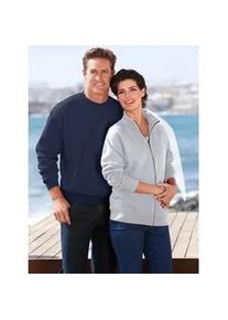 Sweatjacke Fruit of the Loom Gr. M, grau (grau, meliert) Herren Sweatjacken