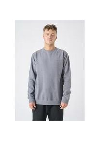 Sweatshirt Cleptomanicx "Ligull" Gr. M, grau (petrol) Herren Sweatshirts mit kleiner Möwen-Stickerei