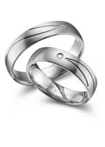 Trauring MARRYA "Titan Ringe Trauringe Eheringe Partnerringe" Fingerringe Gr. 48, Titan, silberfarben (damen ring, silber) Damen