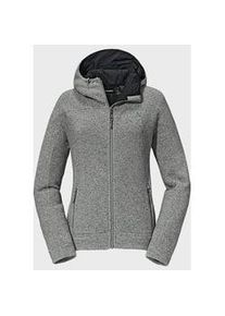 Schöffel Fleecejacke SCHÖFFEL "Fleece Hoody Lakefield L" Gr. 46, grau (9260 - grau) Damen Jacken