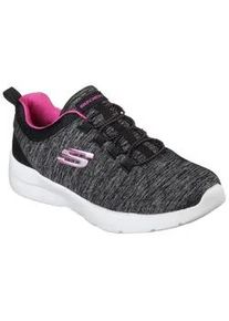 Slip-On Sneaker Skechers "DYNAMIGHT 2.0-IN A FLASH" Gr. 37, schwarz (schwarz, pink) Damen Schuhe Slipper, Freizeitschuh, Komfortschuh für Maschinenwäsche geeignet