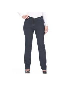 Stretch-Jeans KjBRAND "Betty Denim Stretch" Gr. 50, N-Gr, blau (blau, schwarz) Damen Jeans mit Stretch