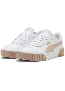 Sneaker Puma "Carina 2.0 Sneakers Damen" Gr. 38, rosa (white rose quartz gold pink) Schuhe