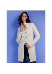 CRÉATION L Strickjacke CREATION L PREMIUM Gr. 50, beige (ecru) Damen Strickjacken