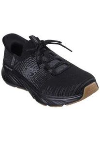 Slip-On Sneaker Skechers "Edgeride - Raygo" Gr. 43, schwarz Herren Schuhe Schlupfschuh, Freizeitschuh mit elastischer Stretch-Fit Technologie