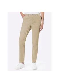 Cordhose Heine Gr. 40, Normalgrößen, beige (ecru) Damen Hosen Bestseller