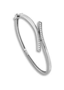 Silberarmband ONE ELEMENT "Zirkonia Armreif aus 925 Silber" Armbänder Gr. Silber 925 (Sterlingsilber), silberfarben (silber) Damen Silber Schmuck