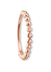 Diamantring ONE ELEMENT "0.04 ct Diamant Brillant Ring aus 585 Roségold" Fingerringe Gr. 56, mit Diamant, Roségold 585-Diamanten, rosa (rosé) Damen Gold Schmuck