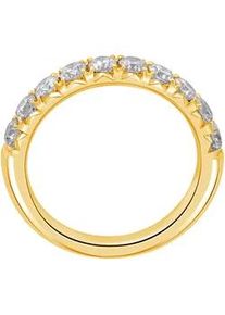 Diamantring ONE ELEMENT "0.25 ct Diamant Brillant Memoire Ring aus 585 Gelbgold" Fingerringe Gr. 56, Gelbgold 585-Diamanten, goldfarben (gold) Damen Gold Schmuck Memoire