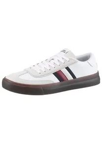 Sneaker Tommy Hilfiger "TH CUPSET TERRACE" Gr. 46, weiß Herren Schuhe Freizeitschuh, Halbschuh, Schnürschuh mit seitlichen Streifen