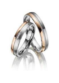 Partnerring MARRYA "Titan Ringe Trauringe Eheringe Partnerringe" Fingerringe Gr. 68, Titan, goldfarben (damen ring, gold, silber) Damen