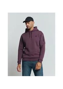 Sweater NO EXCESS "NO EXCESS Soft Touch Kapuzenpullover" Gr. XL, lila (aubergine) Herren Sweatshirts