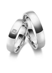 Partnerring MARRYA "Edelstahl Ringe Trauringe Eheringe Partnerringe" Fingerringe Gr. 66, Edelstahl, silberfarben (herren ring, silber) Damen