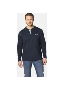 Funktionsshirt Jan Vanderstorm "Sweatshirt JORNSEN" Gr. XXXL, blau (dunkelblau) Herren Shirts