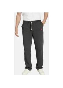 Jogginghose Jan Vanderstorm "Jogginghose TORGE" Gr. 5XL, grau (dunkelgrau melange) Herren Hosen