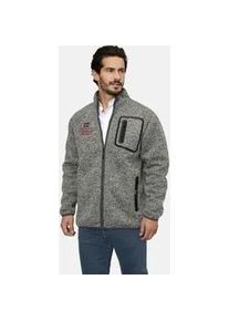 Sweatjacke Babista "Sweatjacke LUCIVENTTI" Gr. 60, grau Herren Sweatjacken mit seitlichen Eingrifftaschen