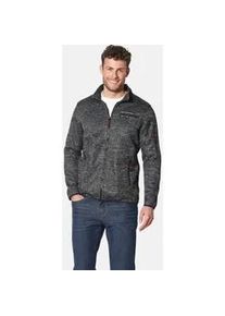 Sweatjacke Babista "Strickfleecejacke LOTTIRAGI" Gr. L, blau (blau melange) Herren Sweatjacken