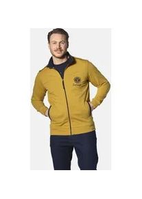 Sweatjacke Jan Vanderstorm "Sweatjacke ANDTARSEN" Gr. XXXL, gelb (dunkelgelb) Herren Sweatjacken