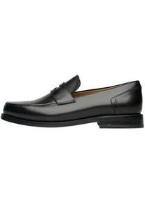 Loafer Henry Stevens "Haywood PL Businessschuh" Gr. 41, schwarz Herren Schuhe Halbschuhe Leder handgefertigt, Anzugschuhe Slipper