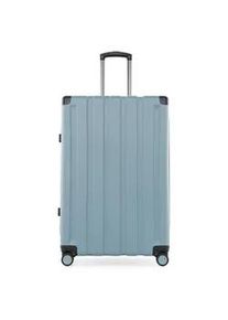 Hartschalen-Trolley Hauptstadtkoffer "Q-Damm - Großer Koffer" Gr. B/H/T: 51cm x 78cm x 31cm 111 l, blau (poolblau) Koffer Reisekoffer, Aufgabegepäck, Hartschalenkoffer, groß