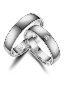 Trauring MARRYA "Titan Ringe Trauringe Eheringe Partnerringe" Fingerringe Gr. 48, Titan, silberfarben (herren ring, silber) Damen