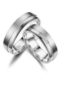 Trauring MARRYA "Titan Ringe Trauringe Eheringe Partnerringe" Fingerringe Gr. 64, Titan, silberfarben (damen ring, silber) Damen