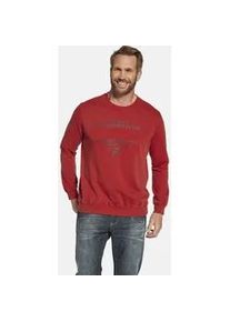 Sweatshirt Jan Vanderstorm "Sweatshirt AZZO" Gr. XXL, rot Herren Sweatshirts