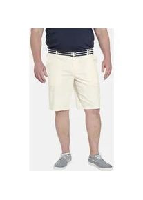 Bermudas CHARLES COLBY "Tiefbundbermuda BARON TRENT" Gr. 66, beige Herren Hosen mit Gürtel