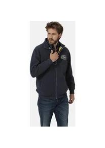 Sweatjacke Babista "Fleecejacke FIORILATO" Gr. 54, blau (dunkelblau) Herren Sweatjacken mit Brust-Stickerei