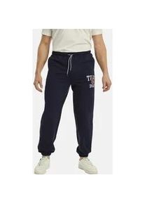 Jogginghose Jan Vanderstorm "Jogginghose THIBOR" Gr. 6XL, blau (dunkelblau) Herren Hosen mit Norwegenflaggen-Aufnäher