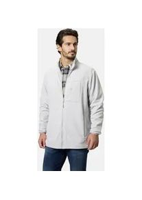 Sweatjacke Babista "Fleecejacke FIOREVETTO" Gr. 58, weiß Herren Sweatjacken mit Eingrifftaschen