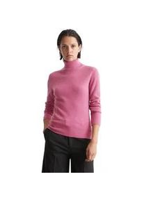 Marc O'Polo Rollkragenpullover MARC O'POLO DENIM "aus Schurwolle-Viskose-Mix" Gr. XXL, pink Damen Pullover