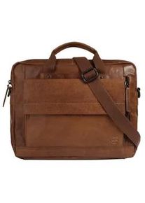 SPIKES & SPARROW Aktentasche SPIKES & SPARROW Gr. B/H/T: 35cm x 30cm x 8cm onesize, braun (cognac) Damen Taschen echt Leder