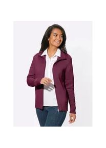 Strickjacke Casual Looks Gr. 50, pink (fuchsia) Damen Strickjacken