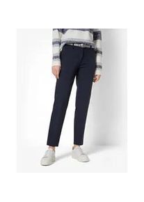 Caprihose Brax ""Style MARON S"", Damen, Gr. 38K (19), Kurzgrößen, blau (navy), 88% Polyamid, 12% Elasthan, Hosen