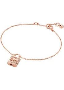 Armband Michael Kors "PREMIUM, SCHLOSS, MKC1631AN" Armbänder Gr. Silber 925 (Sterlingsilber), rosegold (roségoldfarben, kristallweiß, kristallweiß) Damen mit Zirkonia (synth.)