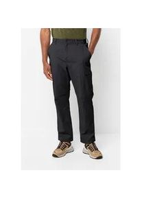 Trekkinghose Jack Wolfskin "WANDERTHIRST PANTS M" Gr. 48, Normalgrößen, grau (phantom) Herren Hosen