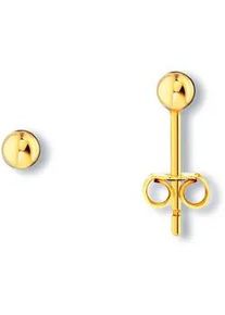 Paar Ohrhänger ONE ELEMENT "Kugel Ohrringe Ohrstecker aus 333 Gelbgold" Gr. Damen, Gelbgold 333, goldfarben (gold) Damen Gold Schmuck Kugel