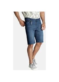 Bermudas Jan Vanderstorm "Jeansbermuda DITMANN" Gr. 58, blau Herren Hosen