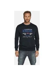 Sweatshirt Jan Vanderstorm "Doppelpack BOTU" Gr. XXL, blau (petrol dunkelblau) Herren Sweatshirts