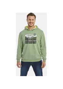 Kapuzensweatshirt Jan Vanderstorm "Sweatshirt JIRI" Gr. 6XL, grün Herren Sweatshirts mit verstellbarer Kapuze