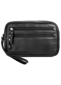 Handgelenktasche Bodenschatz Gr. B/H/T: 24cm x 14cm x 3cm onesize, schwarz Damen Taschen echt Leder