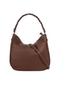 Henkeltasche Samantha Look Gr. B/H/T: 34cm x 31cm x 10cm onesize, braun Damen Taschen echt Leder, Made in Italy