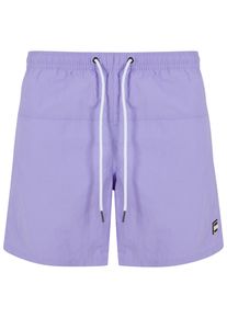 Urban Classics Herren Badeshorts "Urban Classics Herren Block Swim Shorts", lila, Gr. XXXL, 100% Polyamid, Badehosen